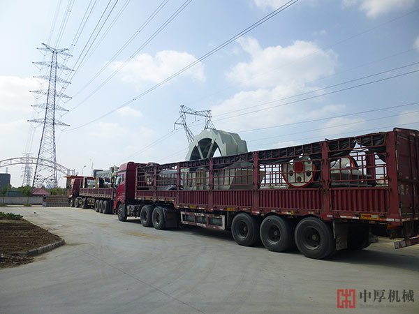 PE750X1060石料生產線發(fā)貨現場